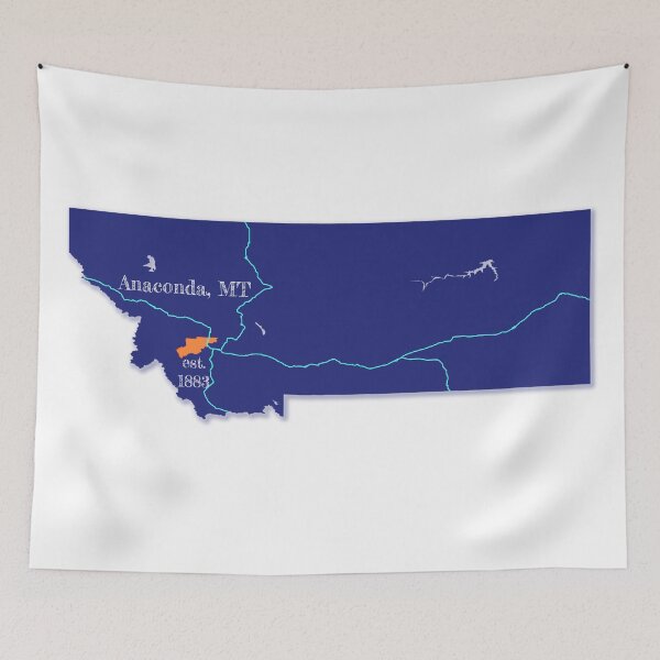 Item preview, Anaconda, MT [Blue] designed and sold by PhilbonianDezin.