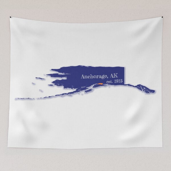 Item preview, Anchorage, AK [Blue] designed and sold by PhilbonianDezin.