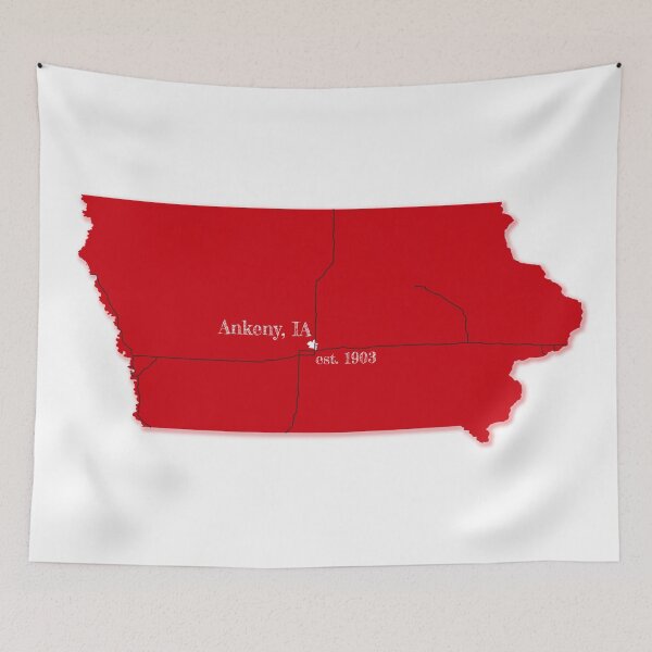 Item preview, Ankeny, IA [Red] designed and sold by PhilbonianDezin.