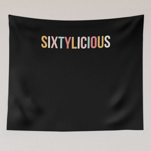 Item preview, Cute Sixtylicious funny 60th birthday party sixtieth bday designed and sold by snowry.