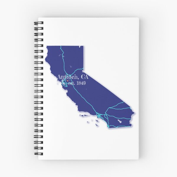 Item preview, Antioch, CA [Blue] designed and sold by PhilbonianDezin.
