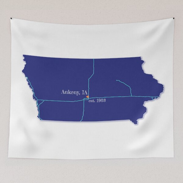 Item preview, Ankeny, IA [Blue] designed and sold by PhilbonianDezin.