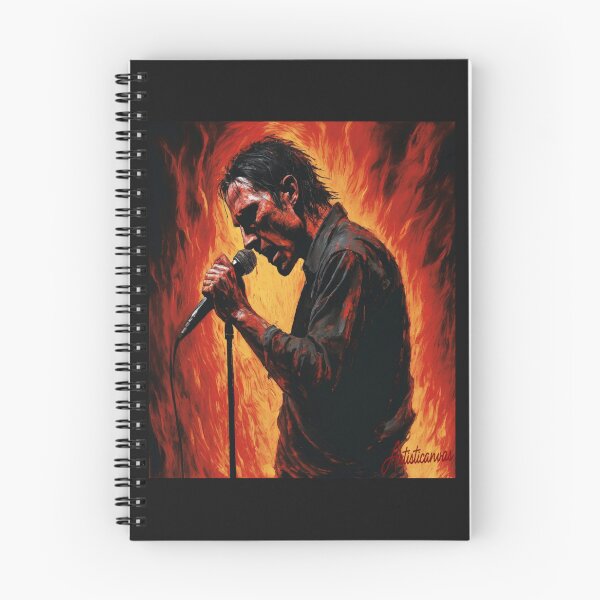 Item preview, "Trent Reznor: The Fiery Stage of Emotion" designed and sold by Artisticanvas.