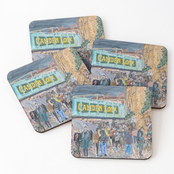 Item preview, Camden Market London Oil Painting designed and sold by martydav.