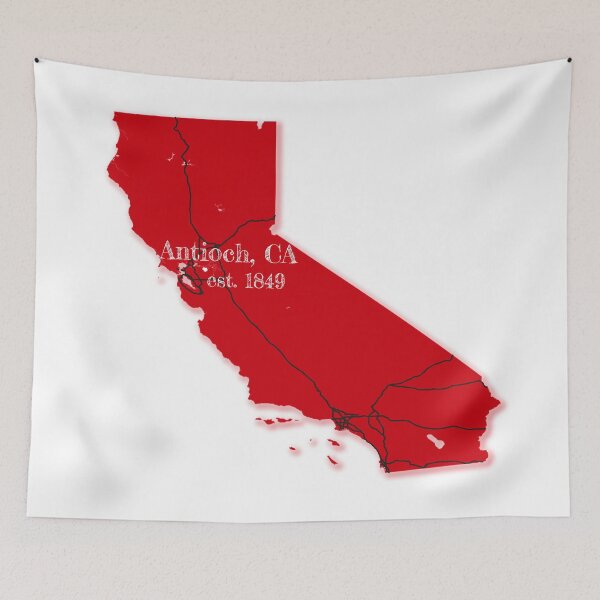 Item preview, Antioch, CA [Red] designed and sold by PhilbonianDezin.