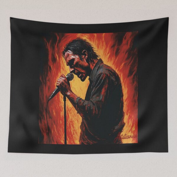 Item preview, "Trent Reznor: The Fiery Stage of Emotion" designed and sold by Artisticanvas.
