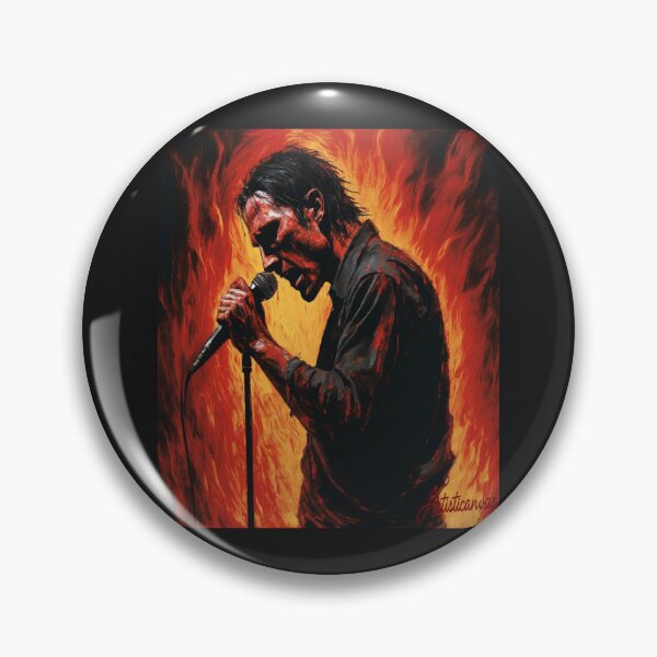 Item preview, "Trent Reznor: The Fiery Stage of Emotion" designed and sold by Artisticanvas.