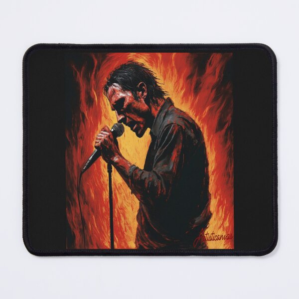 Item preview, "Trent Reznor: The Fiery Stage of Emotion" designed and sold by Artisticanvas.