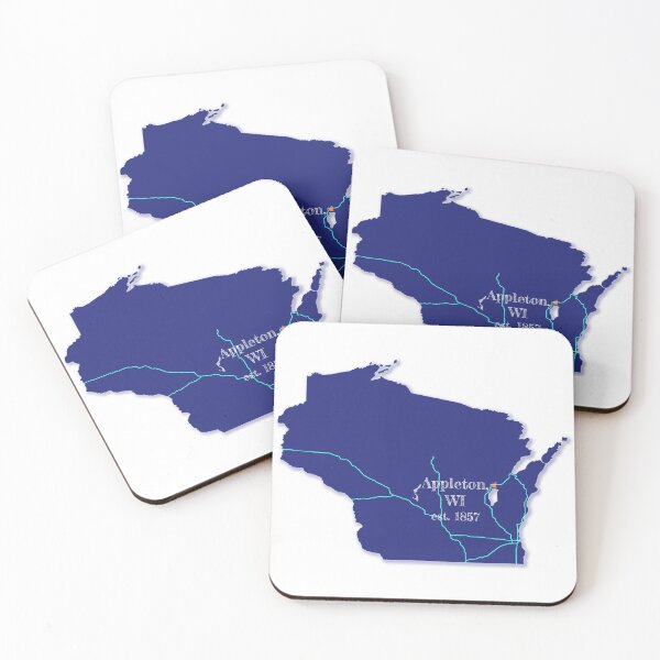 Item preview, Appleton, WI [Blue] designed and sold by PhilbonianDezin.