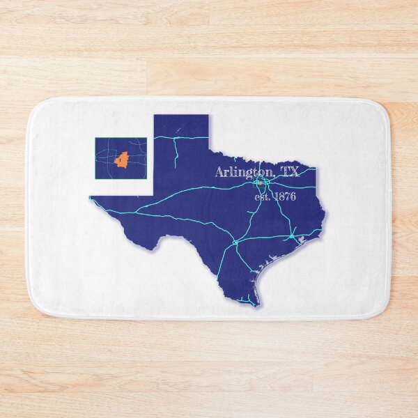 Item preview, Arlington, TX [Blue] designed and sold by PhilbonianDezin.
