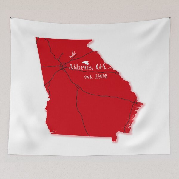 Item preview, Athens, GA [Red] designed and sold by PhilbonianDezin.