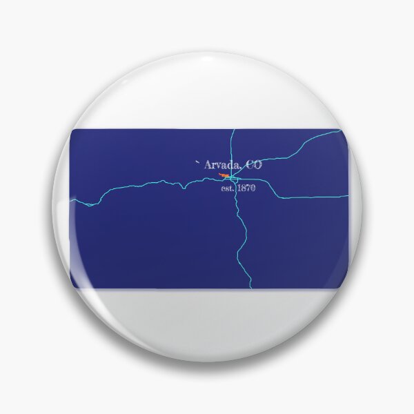 Item preview, Arvada, CO [Blue] designed and sold by PhilbonianDezin.