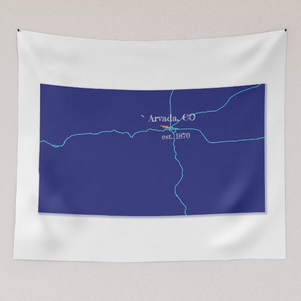 Item preview, Arvada, CO [Blue] designed and sold by PhilbonianDezin.