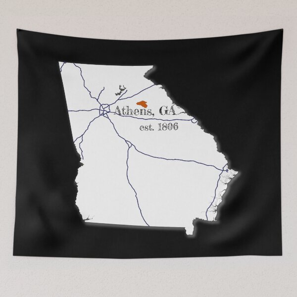 Item preview, Athens, GA [White] designed and sold by PhilbonianDezin.