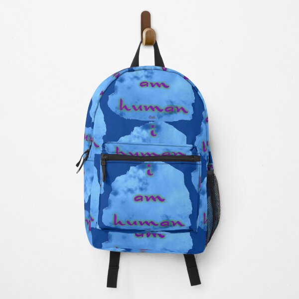 Item preview, i am human (blue) designed and sold by Dorothy Ogda Laxton.