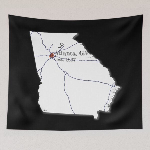 Item preview, Atlanta, GA [White] designed and sold by PhilbonianDezin.