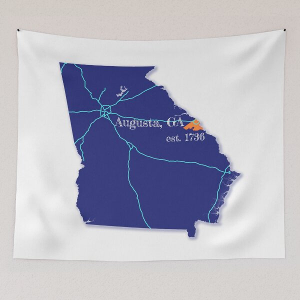 Item preview, Augusta, GA [Blue] designed and sold by PhilbonianDezin.