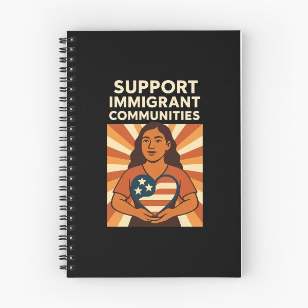 Item preview, Support America - Support Immigrant Communities designed and sold by artedeleon2024.