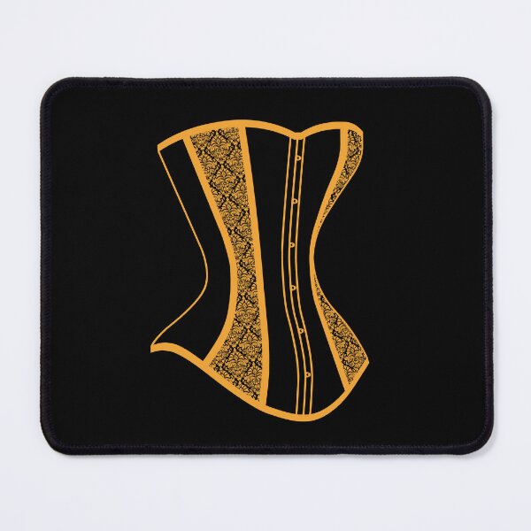 Item preview, Damask Corset - Orange designed and sold by SleeplessStitch.