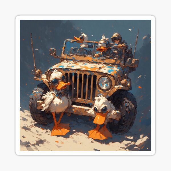 Item preview, army jeep ducks designed and sold by bryancrevier.