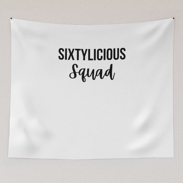 Item preview, Sixtylicious squad funny 60th birthday party sixtieth bday designed and sold by snowry.