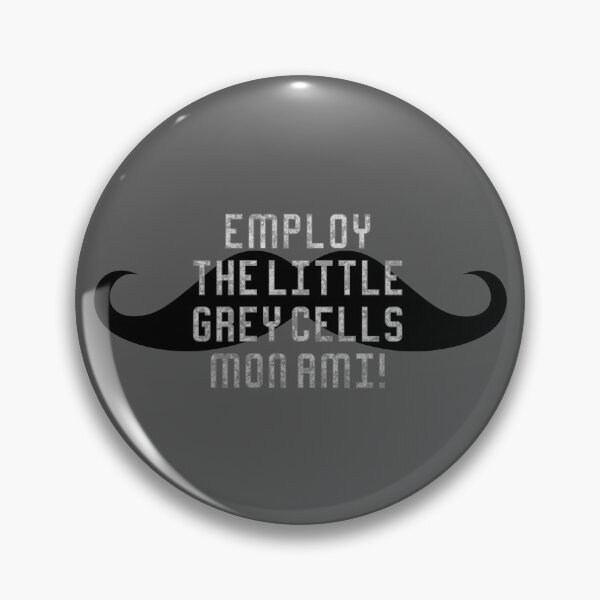 Item preview, Employ Little Grey Cells (on Grey) designed and sold by PawsitiveMum3.