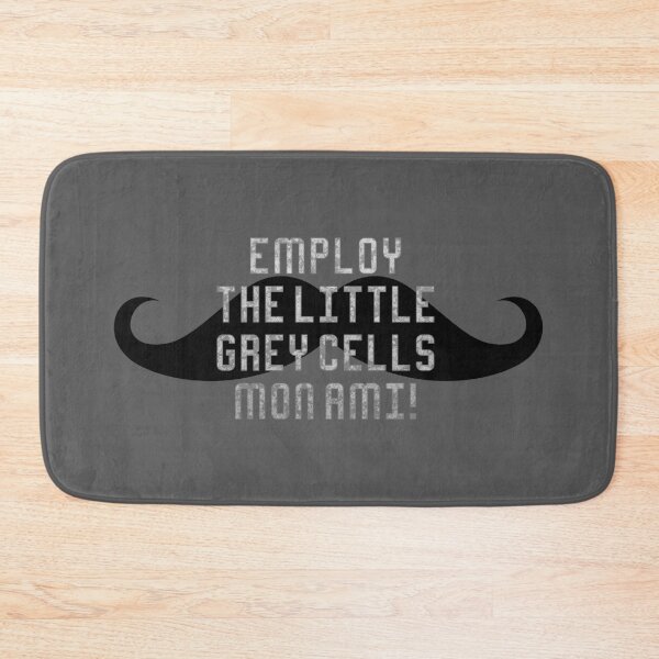Item preview, Employ Little Grey Cells (on Grey) designed and sold by PawsitiveMum3.