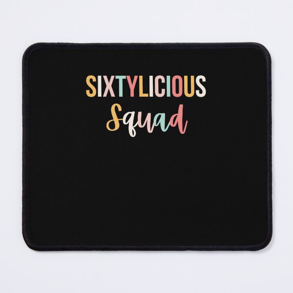 Item preview, Cute Sixtylicious squad funny 60th birthday party sixtieth designed and sold by snowry.