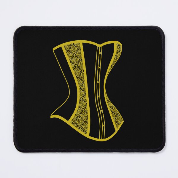 Item preview, Damask Corset - Gold designed and sold by SleeplessStitch.