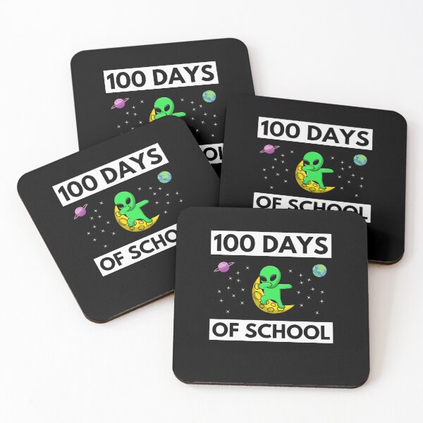 Item preview, 100 Days Of School funny alien dabbing Teacher cool student designed and sold by snowry.