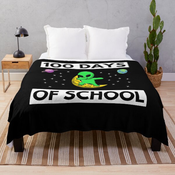 Item preview, 100 Days Of School funny alien dabbing Teacher cool student designed and sold by snowry.