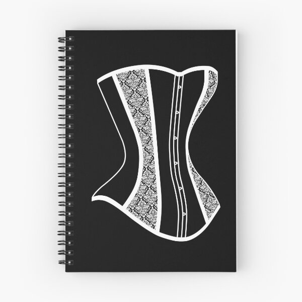 Item preview, Damask Corset - White designed and sold by SleeplessStitch.