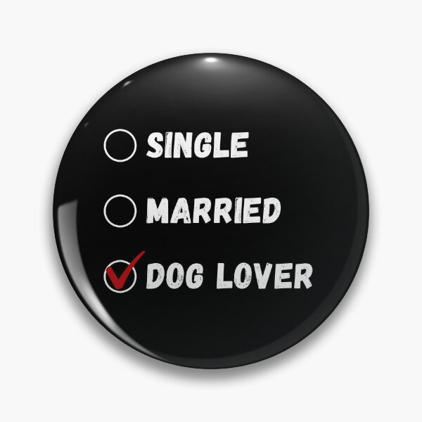 Item preview, Single Married Dog Lover, Dog Lover Shirt designed and sold by Sleepy Cat Design.