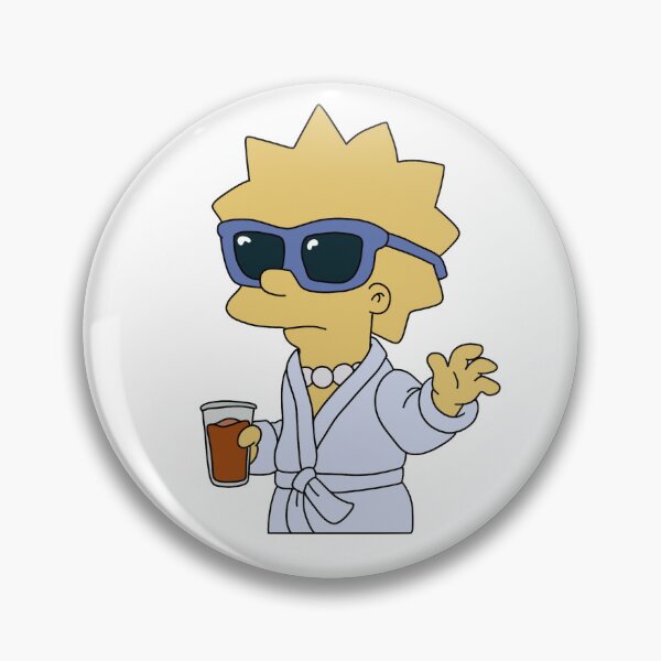 Artikelvorschau, Morgen, Lisa Simpson in Blau entworfen und verkauft von WillowTreeArt.