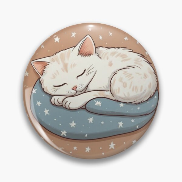 Item preview, Adorable Cartoon Cat Taking a Nap designed and sold by Pet-Collective.