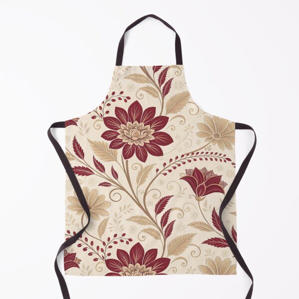 Item preview, Burgundy-beige-pattern. Gorgeous floral pattern designed and sold by Erik Visnievskij.