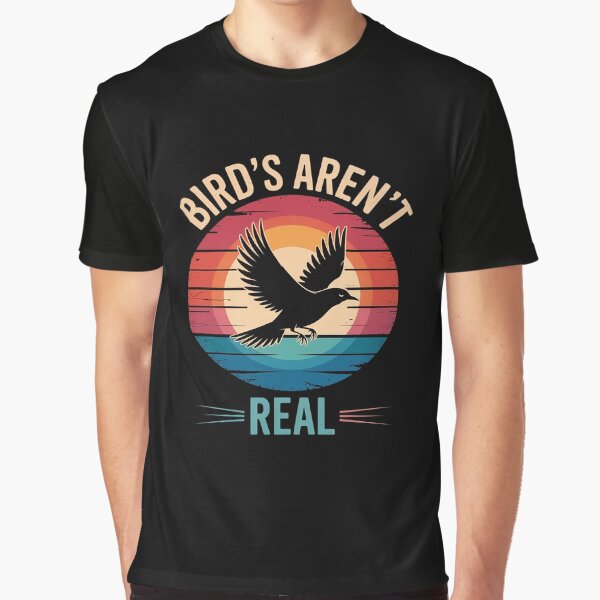Item preview, Birds Aren't Real Birdwatching Birding Ornithology designed and sold by honeyedamber.