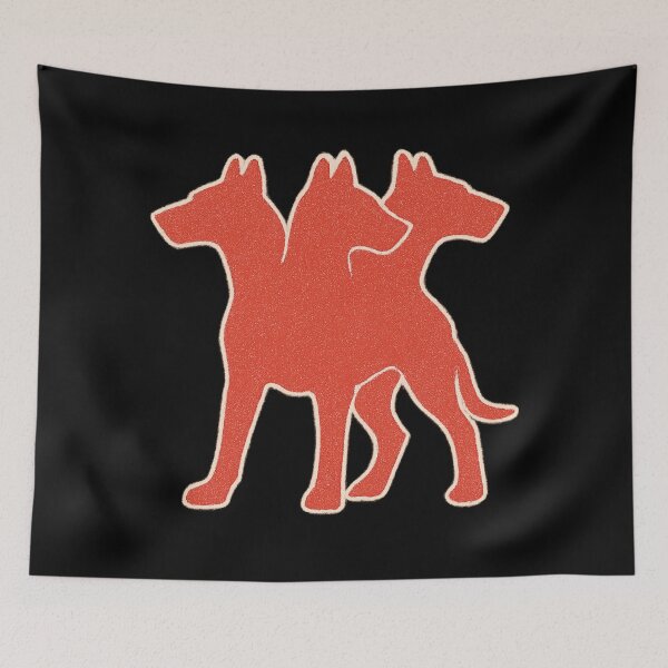 Item preview, Red Cerberus designed and sold by Jennifer Chiera.