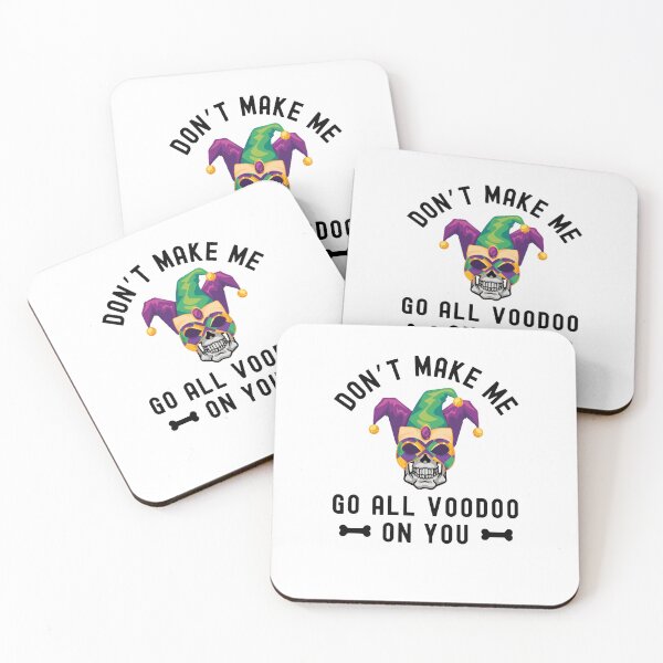 Item preview, Funny Don't make me go all Voodoo on you Mardi Gras Skeleton designed and sold by snowry.