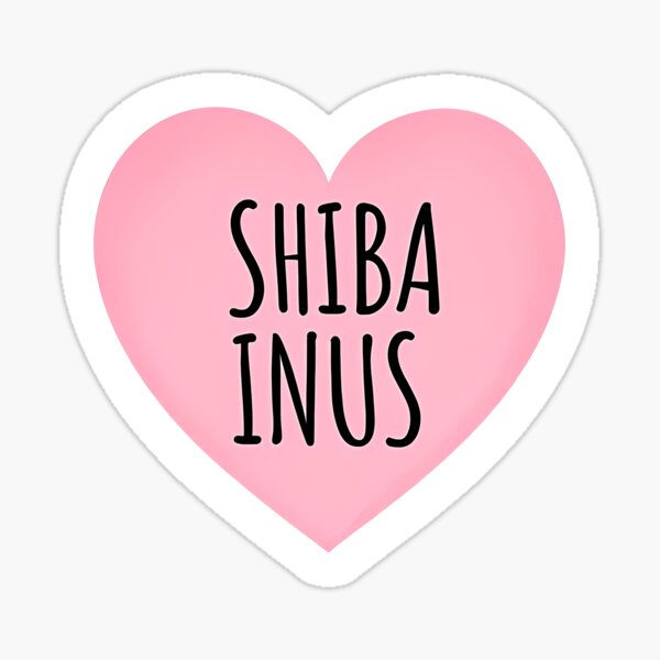 Item preview, I Heart Shiba Inus  designed and sold by CharmStudio.