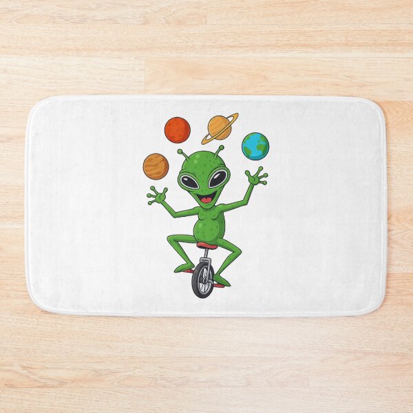 Item preview, Divertido monociclo extraterrestre haciendo malabarismos con planetas designed and sold by Tigerr3g.