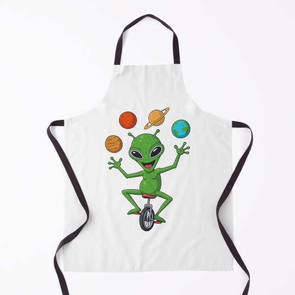 Item preview, Funny Alien Unicycle Juggling Planets designed and sold by Tigerr3g.