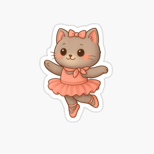 Item preview, Ballerina Cat designed and sold by Moons Studio.