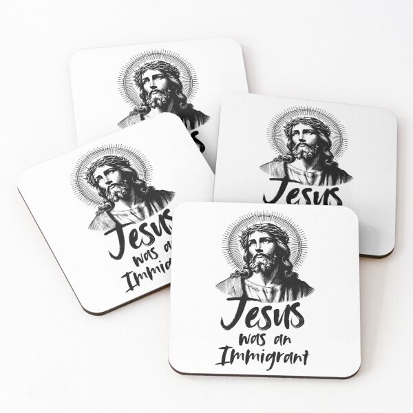 Artikelvorschau, Jesus war ein Einwanderer entworfen und verkauft von LeftyLabels.