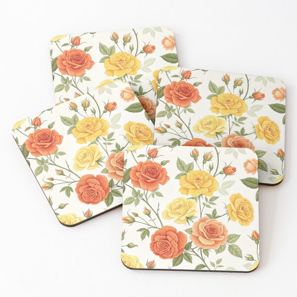 Item preview, Vintage Yellow Rose, Уellow orange roses designed and sold by Erik Visnievskij.