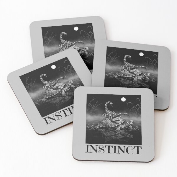 Item preview, INSTINCT: Scorpion & Turtle Fable Art designed and sold by KiwiRider.