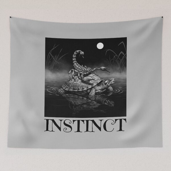 Item preview, INSTINCT: Scorpion & Turtle Fable Art designed and sold by KiwiRider.