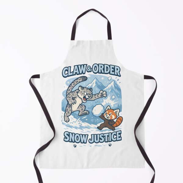 Item preview, Claw & Order – Snow Leopard vs Red Panda in Himalayan Snow Battle designed and sold by WildlifeInc.