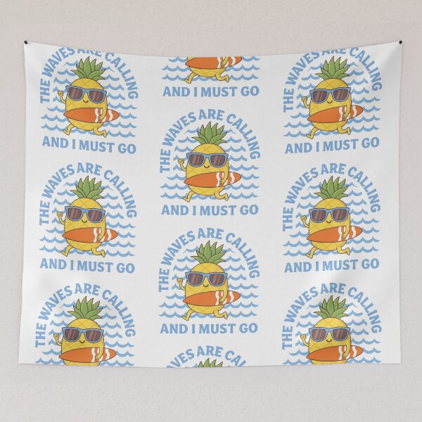Item preview, Cool Pineapple Surfer The Waves Are Calling designed and sold by Tigerr3g.