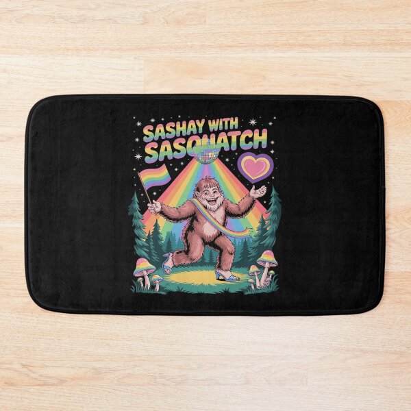 Item preview, Bigfoot Pride Walk Cryptid Drag, Sashay with Sasquatch designed and sold by MAKOPOKOShop.